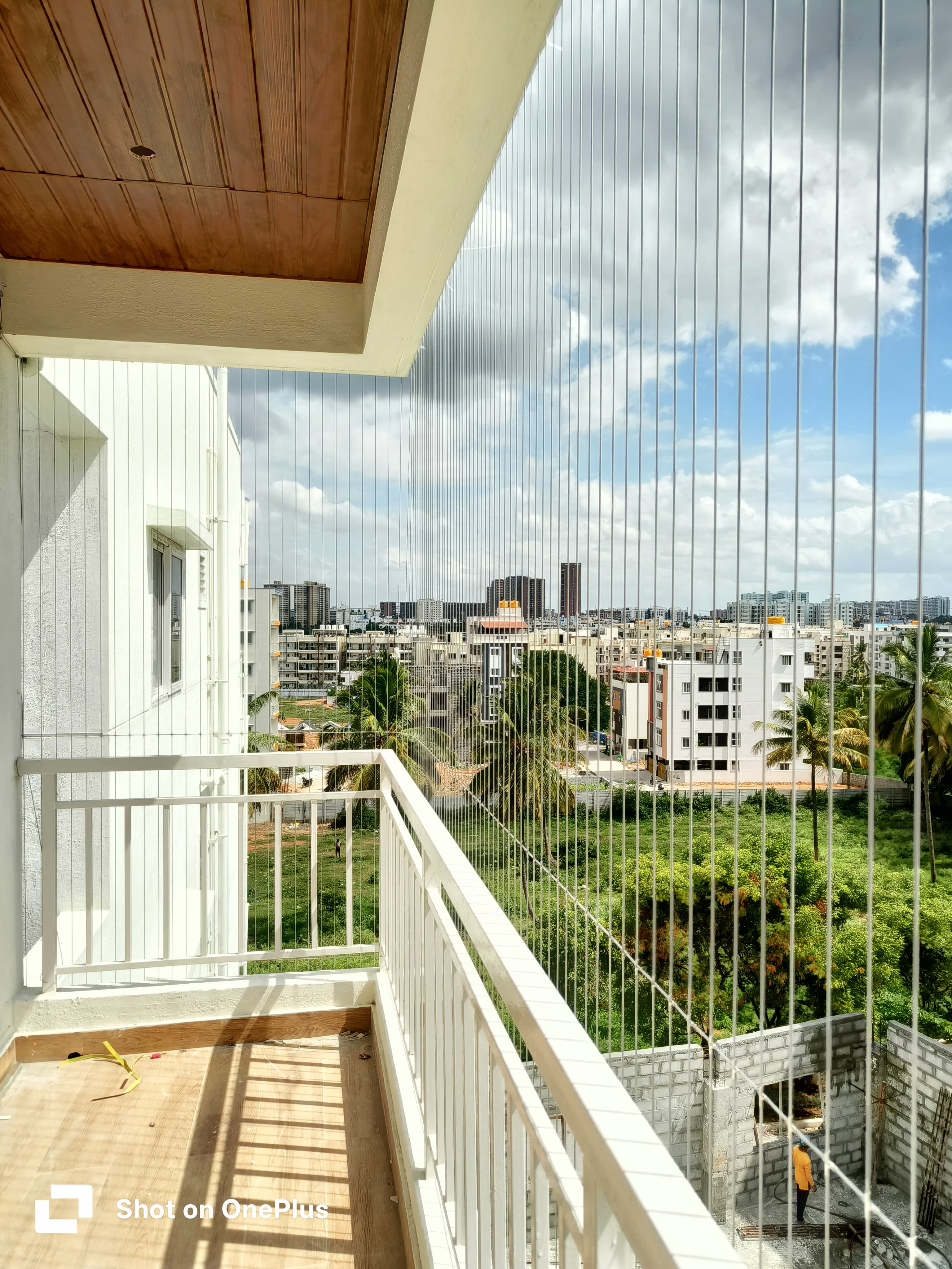 Invisible grills with open balcony view